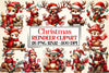 Christmas Reindeer Clipart Bundle