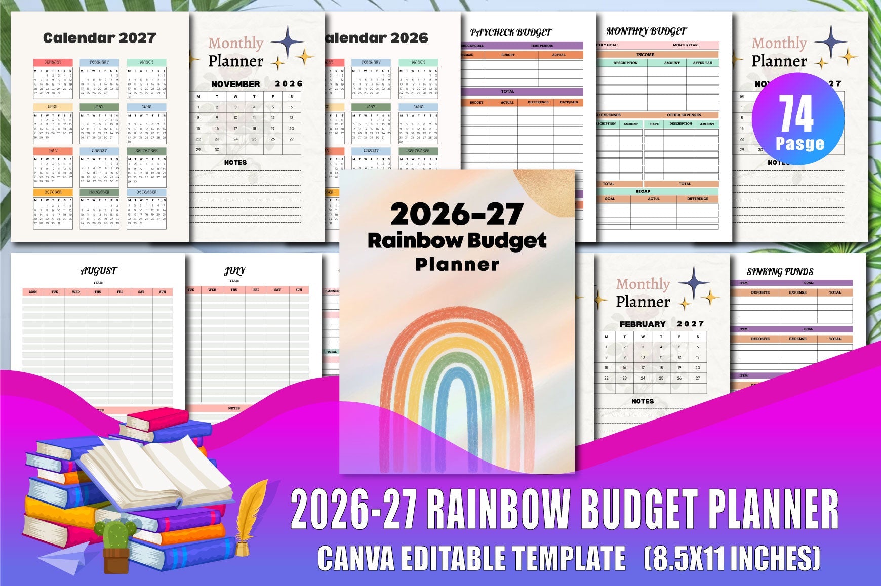 Rainbow Budget Planner