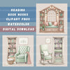 Reading Book Nooks Clipart Bundle