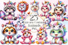 Unicorn Costume For Cute Animals Clipart Bundle