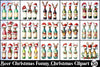 Beer Christmas Funny Clipart Bundle