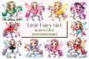 Little Fairy Girl Clipart Bundle