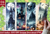 Spooky Landscape Halloween Bookmark