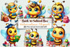 Back to School Bee Clipart Bundle