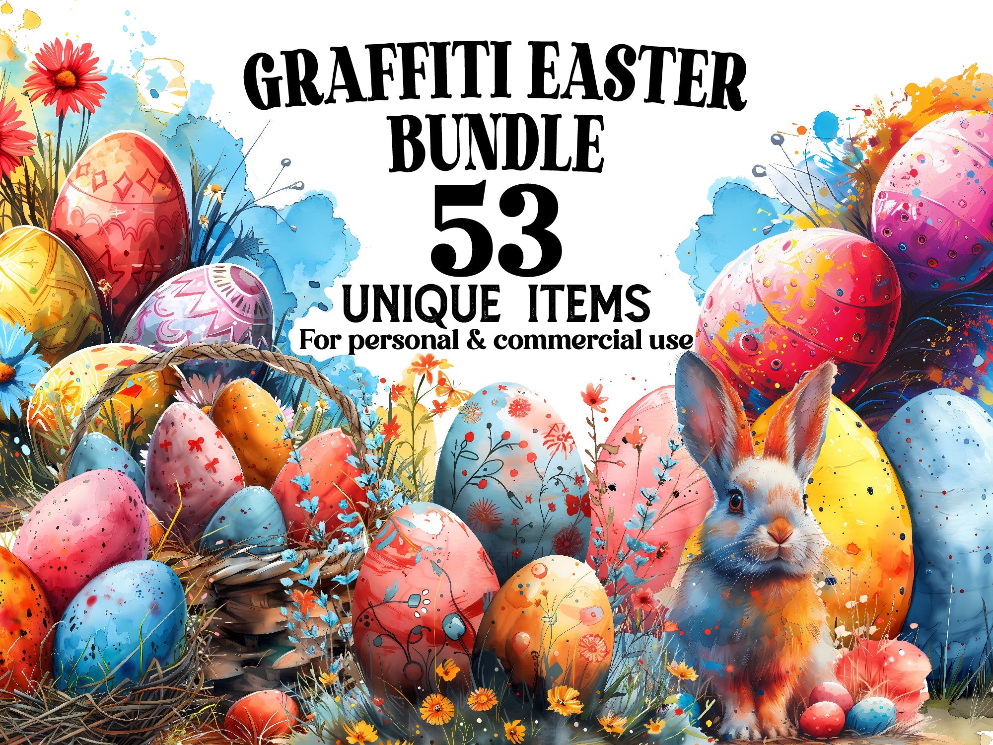 Graphic Graffiti Easter