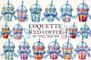 Coquette Iced Coffee Clipart Bundle