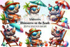 Cute Rhinoceros Beach Clipart Bundle
