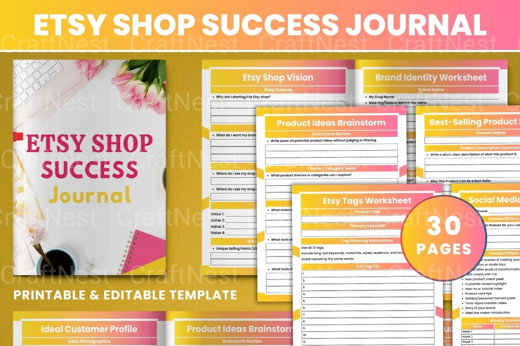Etsy Shop Success Guide - CraftNest - Digital Crafting and Art