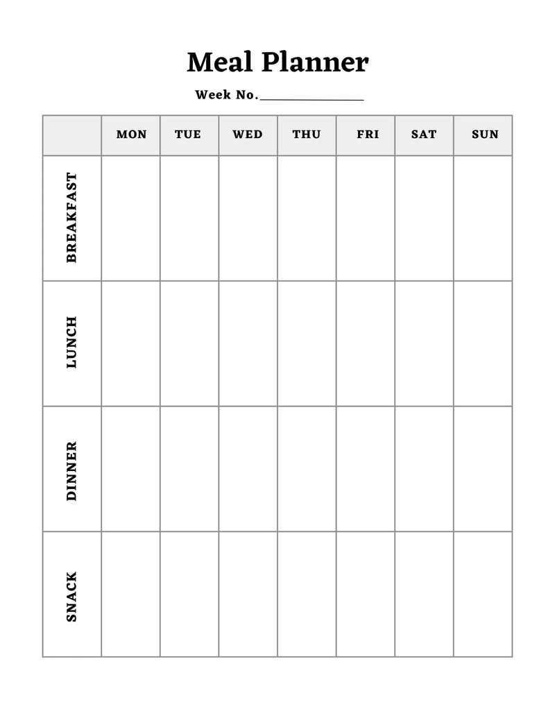 Meal & Pantry Planner KDP Planner - CraftNest - Digital Crafting and Art