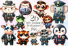 Cute Animals Bodyguard Animals Clipart Bundle