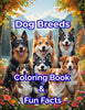 Dog Breeds Coloring Book & Fun Facts Bundle