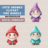 Gnomes Clipart Bundle