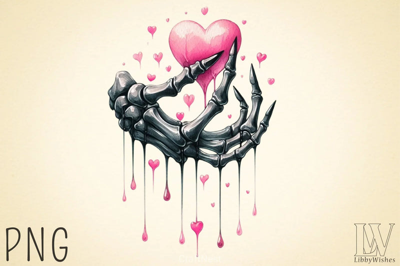 Valentine Skeleton Clipart Bundle - CraftNest - Digital Crafting and Art