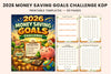 Money Saving Goals Challenge Planner