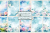 Blue Shabby Chic Junk Journal Papers