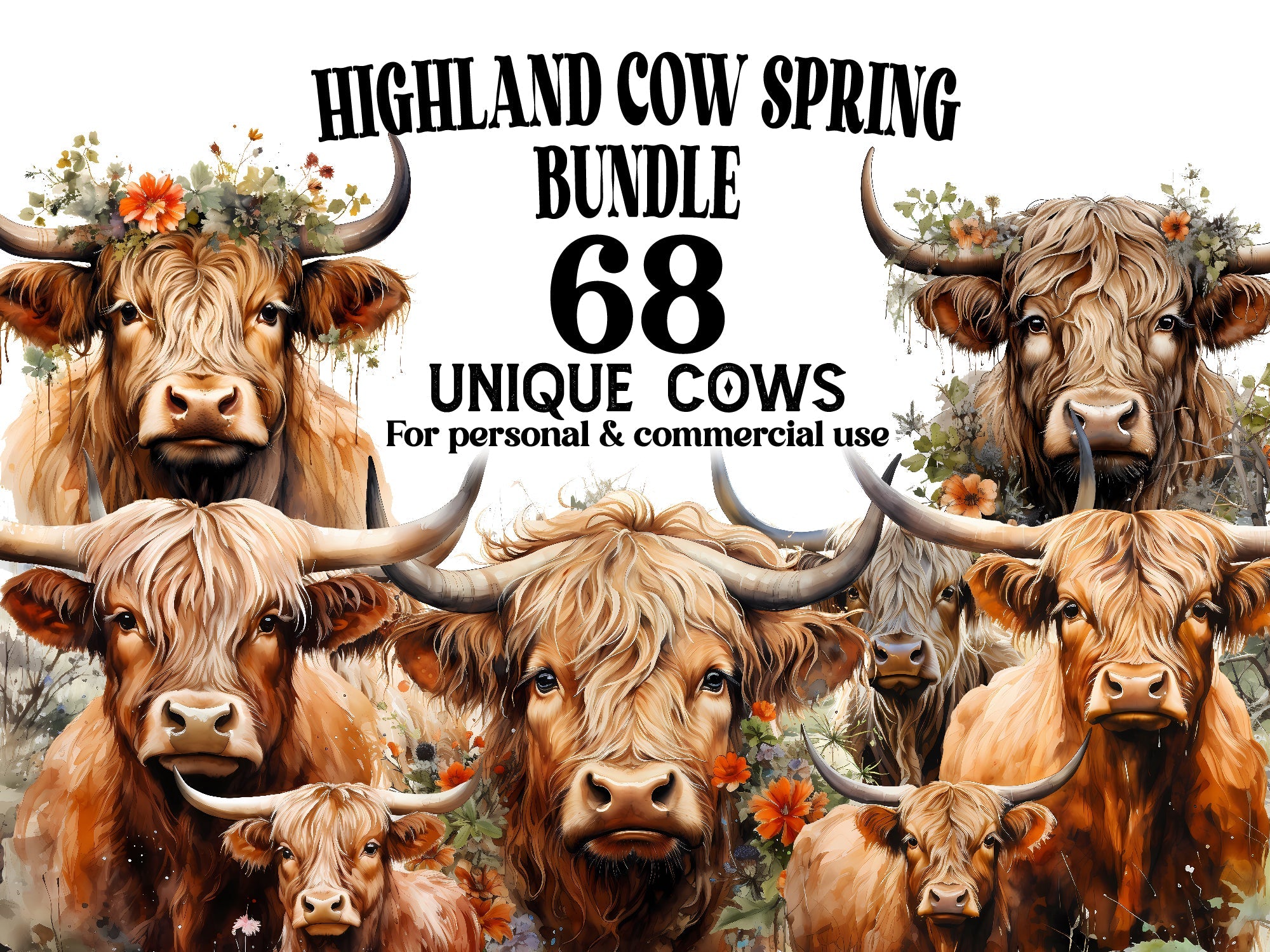 Highland Cow Spring
