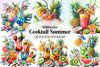 Cocktail Summer Clipart Bundle