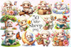 Cute Sheep Clipart Bundle 4