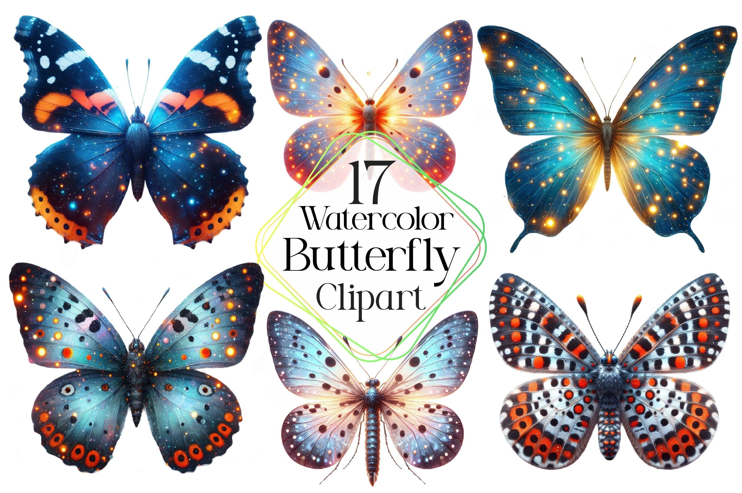 Butterfly Clipart Bundle 27