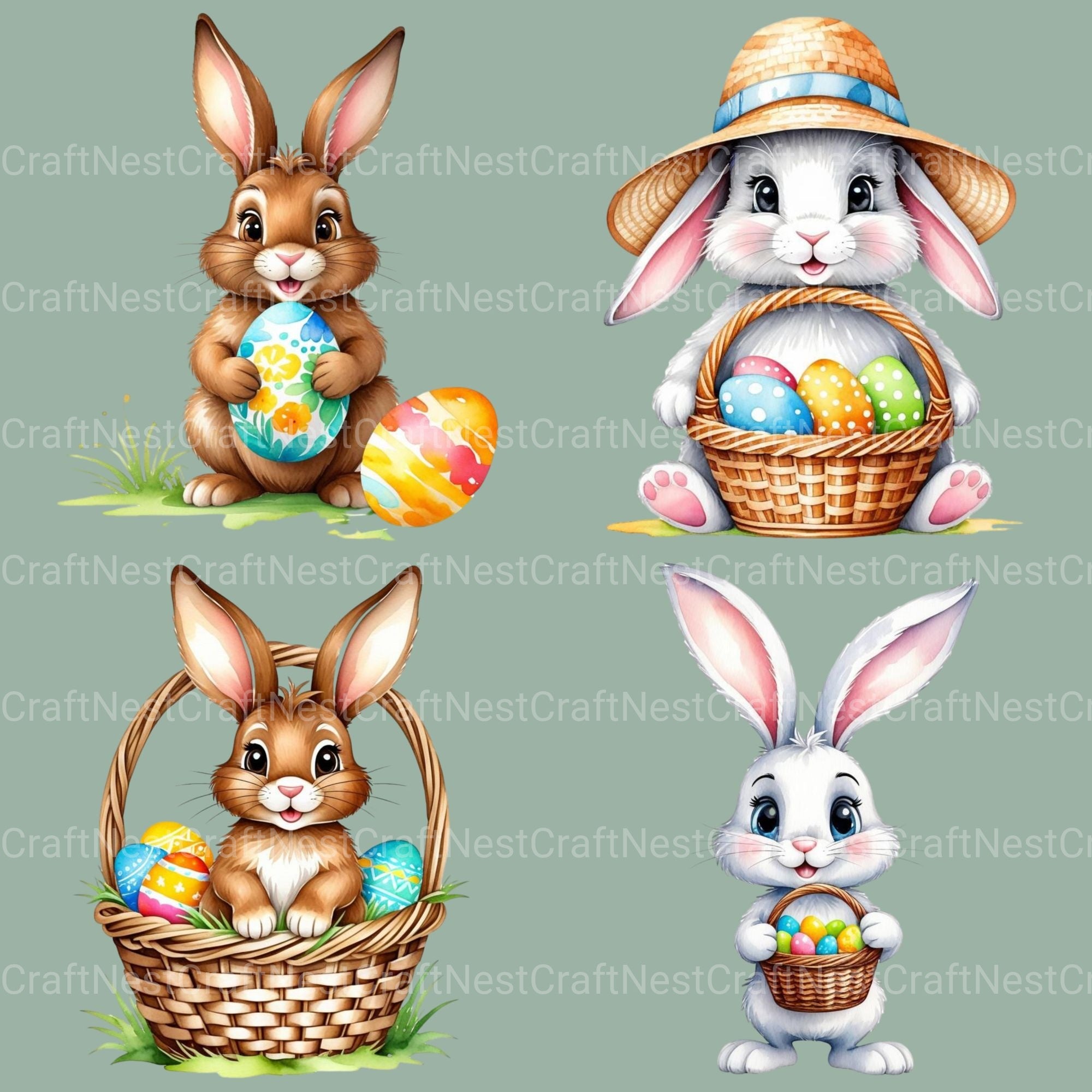Easter 16 Clipart Bundle
