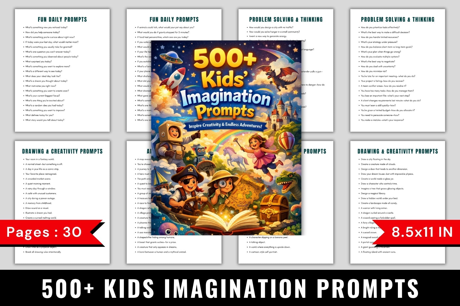 Kids Imagination Prompts