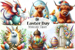 Easter Day Clipart Bundle - CraftNest - Digital Crafting and Art
