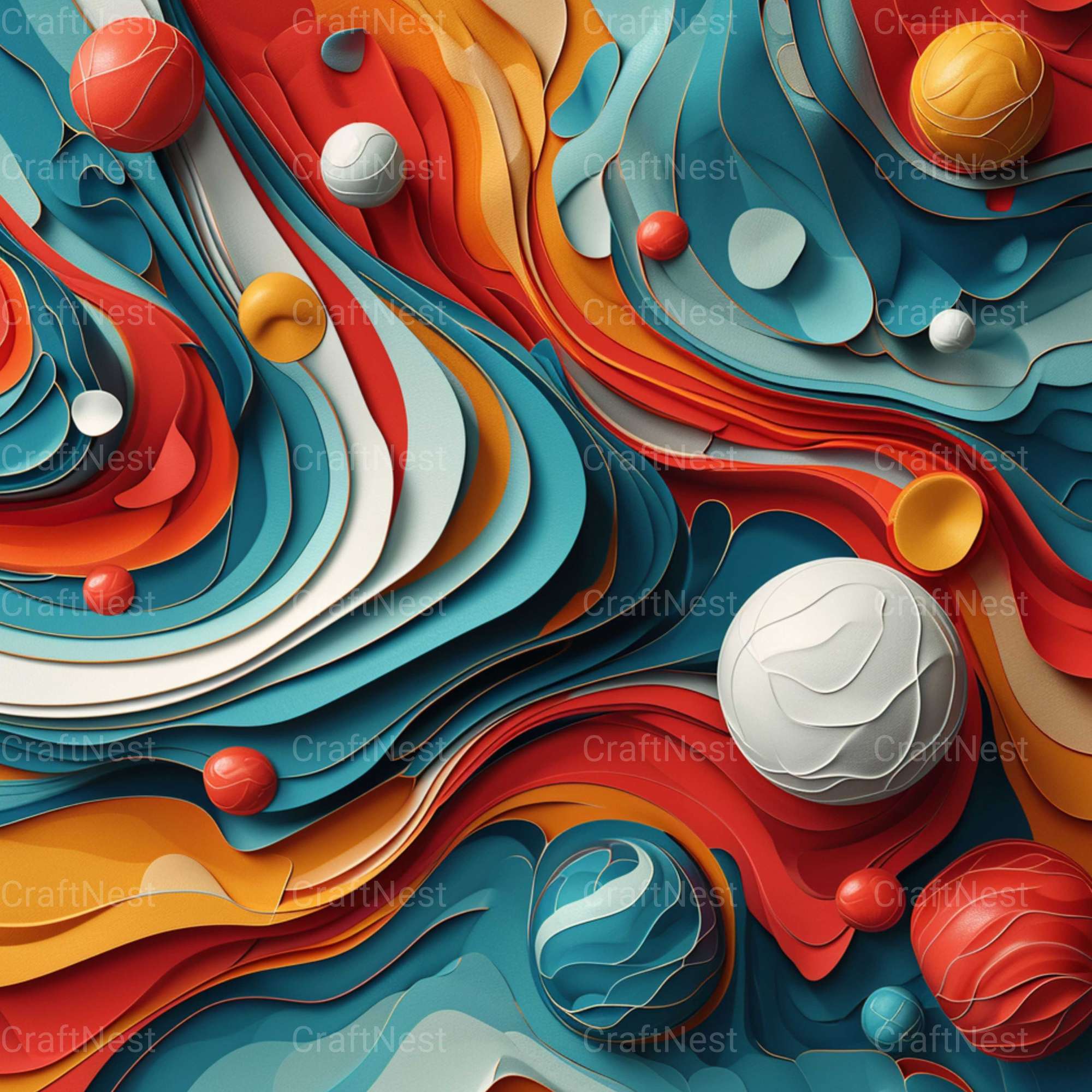 Geometric Flow Textures