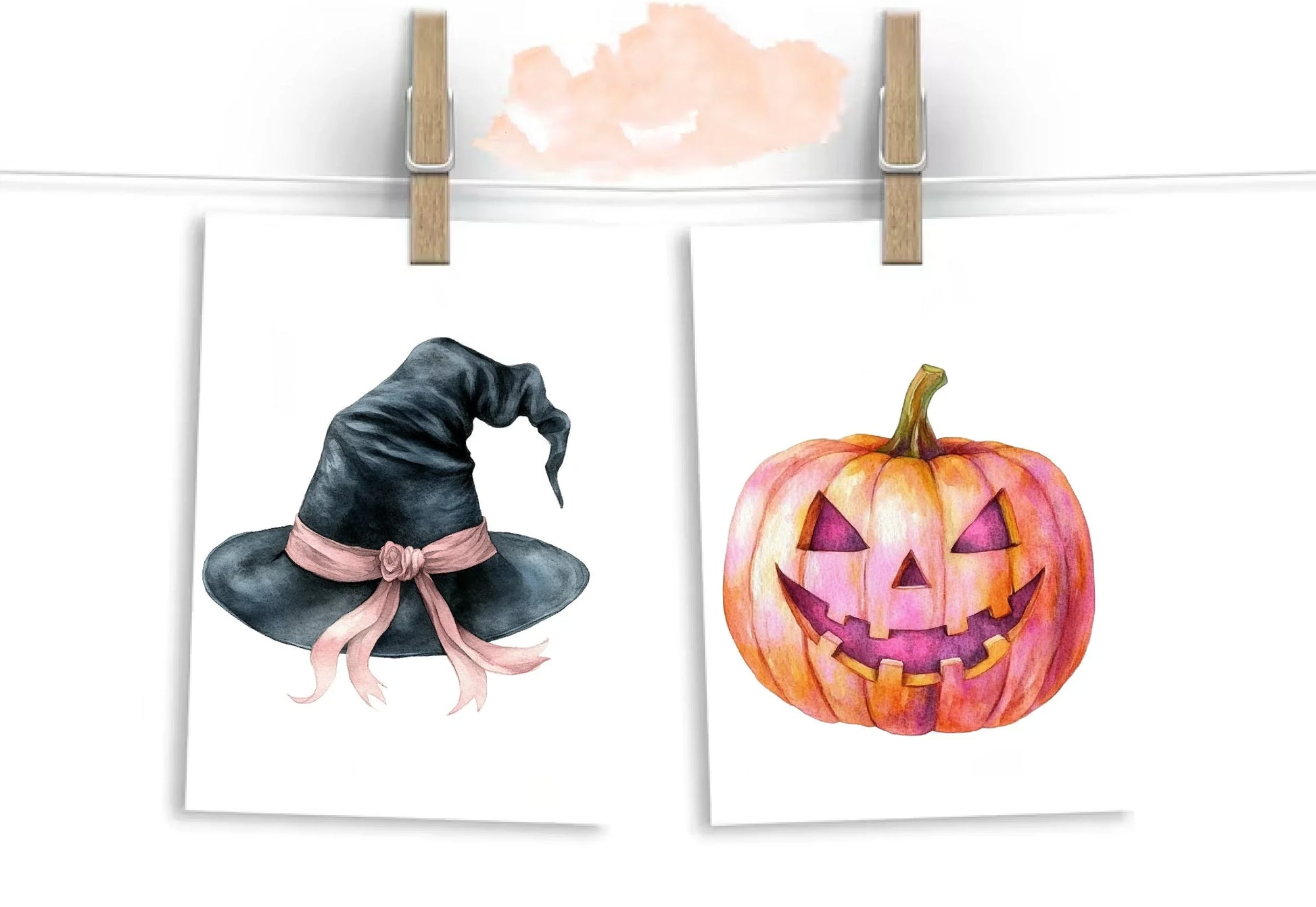 Retro Fall Halloween Clipart Bundle 2 - CraftNest - Digital Crafting and Art