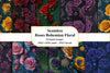 Roses Bohemian Floral Digital Papers