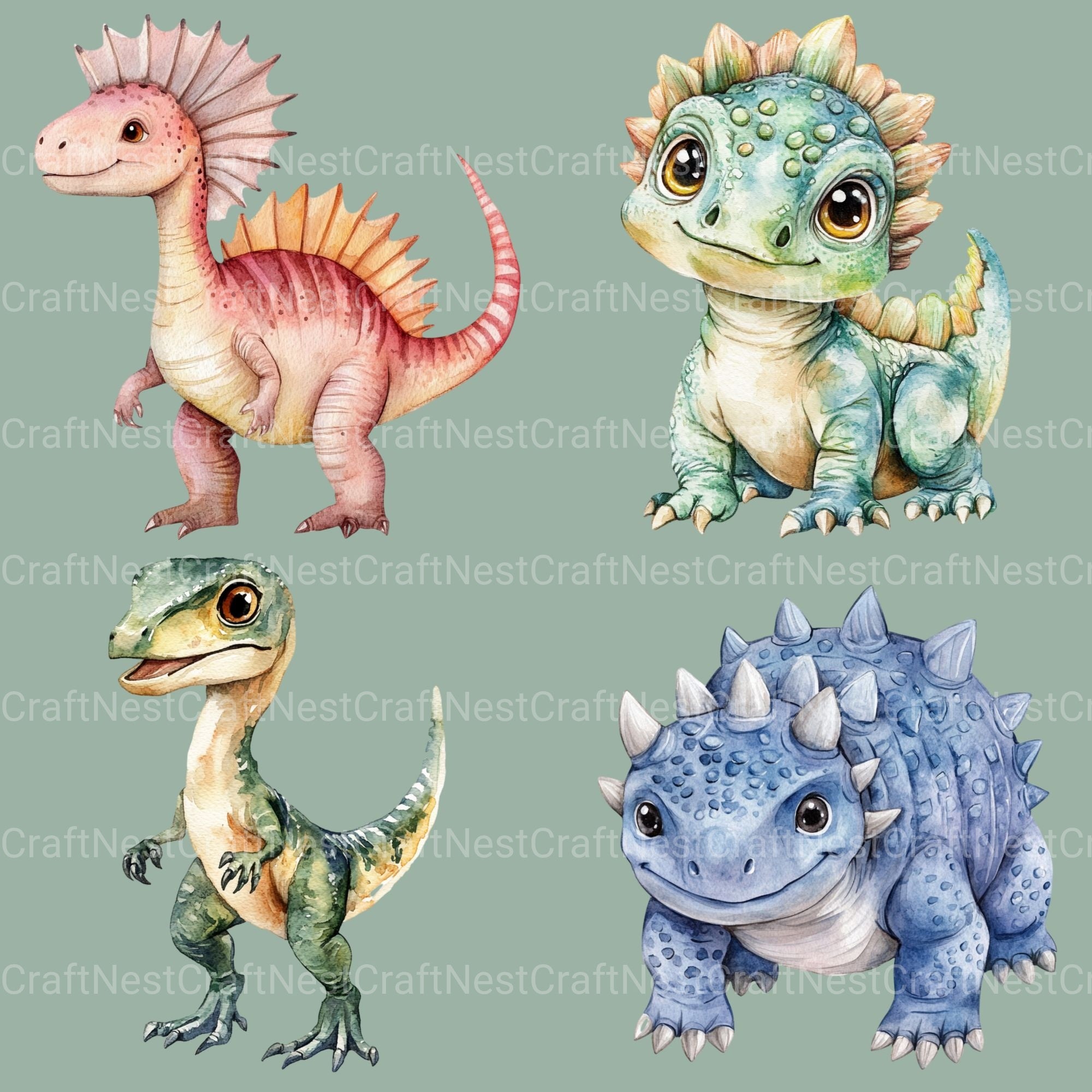 Dinosaurs Clipart Bundle 2