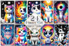Funny Cat Tarot Cards Clipart Bundle