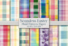 Seamless Easter Plaid Pattern Paper