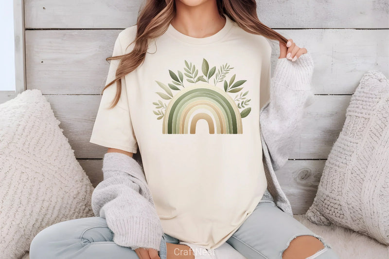 Boho Rainbow Clipart Bundle - CraftNest - Digital Crafting and Art