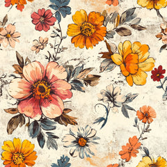 Shabby Chic Flowers Seamless Patterns Digital Paper - CraftNest - Digital Crafting and Art