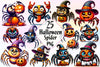 Halloween Spider Clipart Bundle 2
