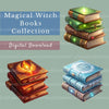Books Magical Clipart Bundle