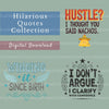 Funny Quotes Clipart Bundle