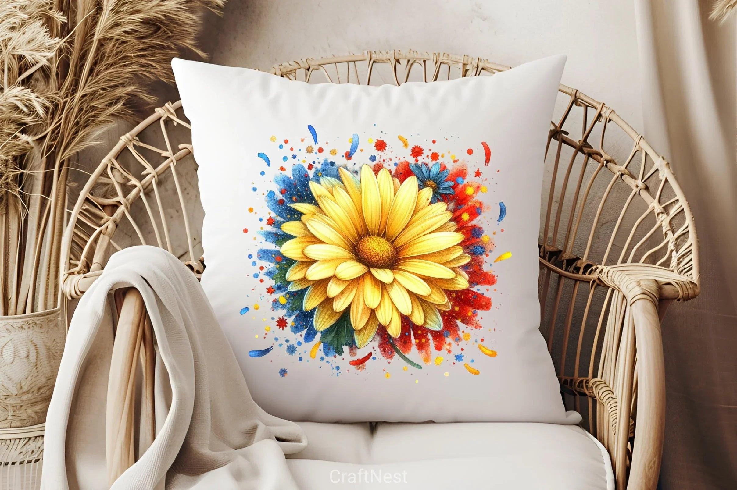 Patriotic Floral Clipart Bundle 1 - CraftNest - Digital Crafting and Art