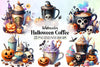 Halloween Coffee Clipart Bundle