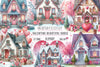 Romantic Valentines Day Cottage Clipart Bundle