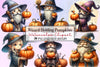 Wizard Pumpkins Clipart Bundle