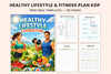 Healthy Lifestyle Fitness Plan Planner