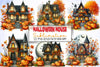 Halloween House Clipart Bundle