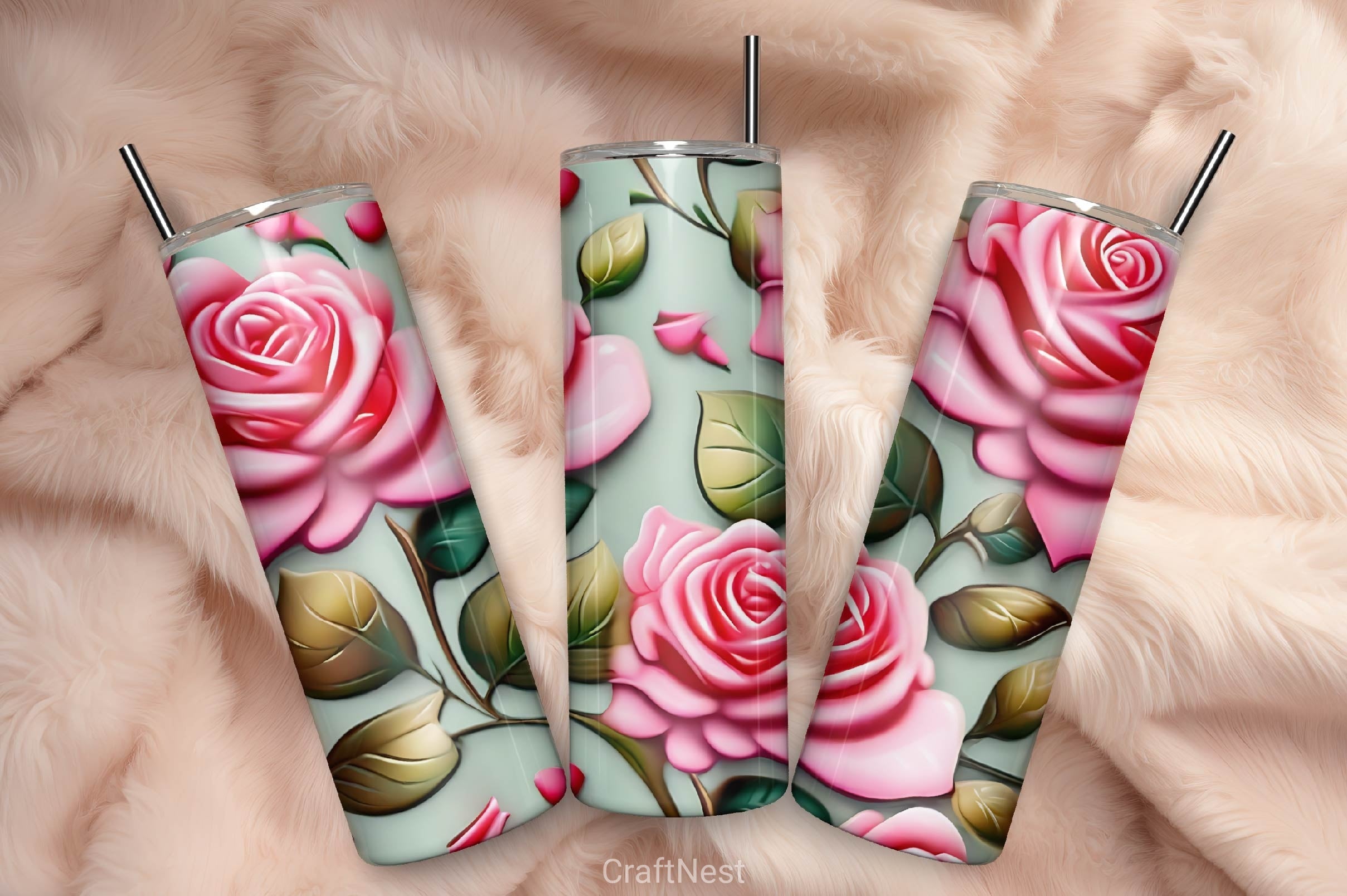 Flower Tumbler Wrap Bundle 13
