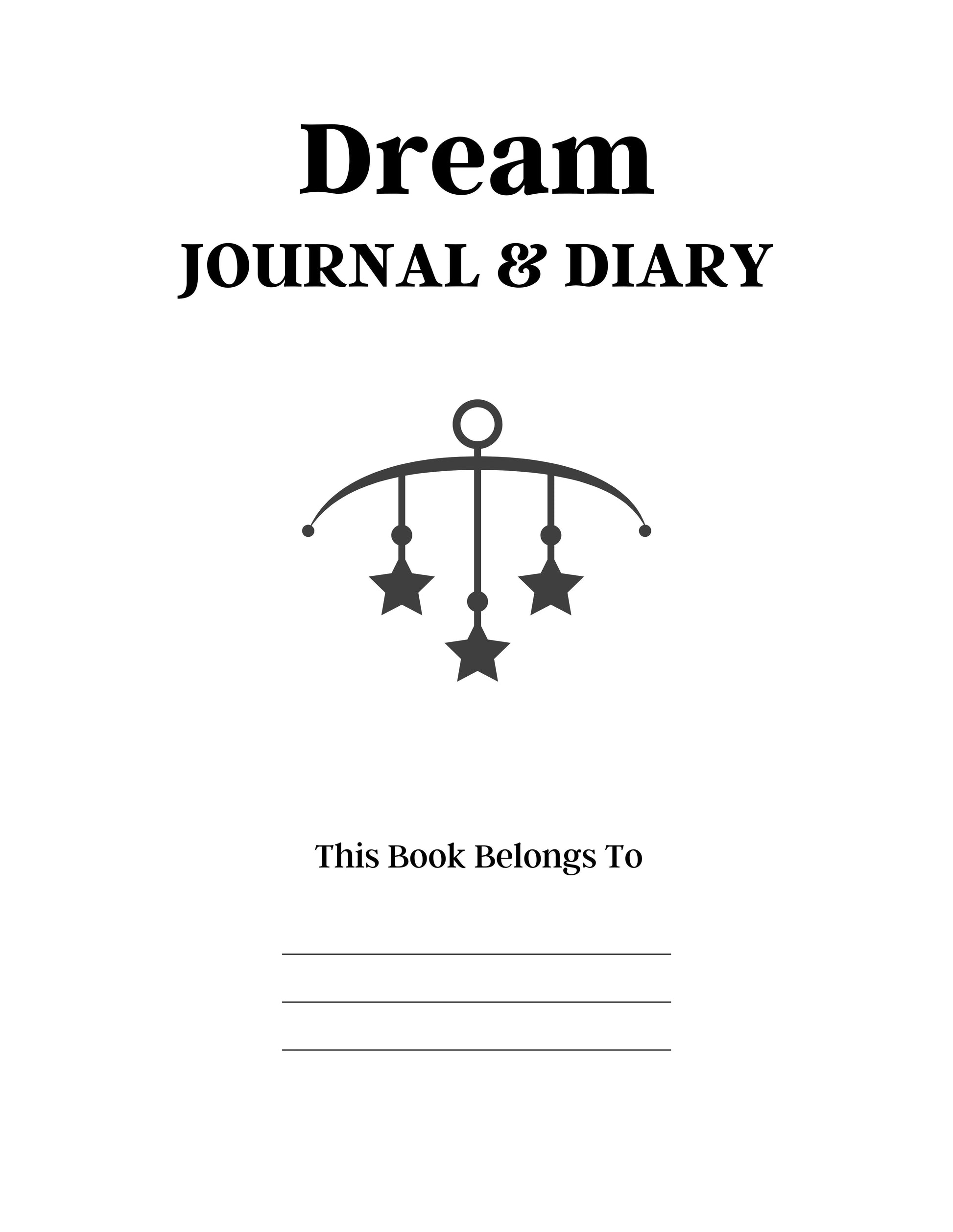 Dream Journal & Diary KDP Planner - CraftNest - Digital Crafting and Art