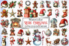 Retro Christmas Clipart Bundle
