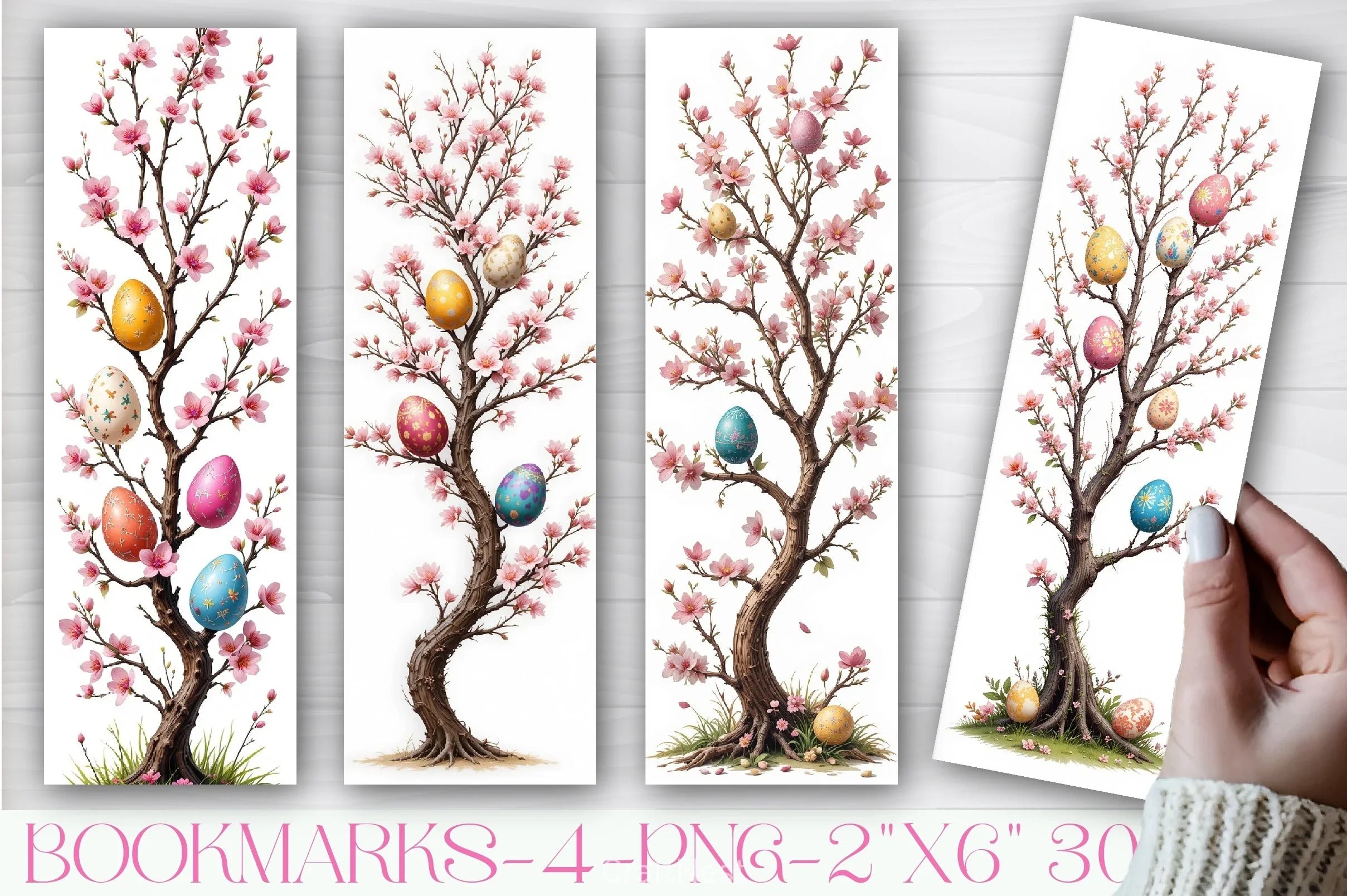 Easter Tree Bookmarks Journal - CraftNest - Digital Crafting and Art