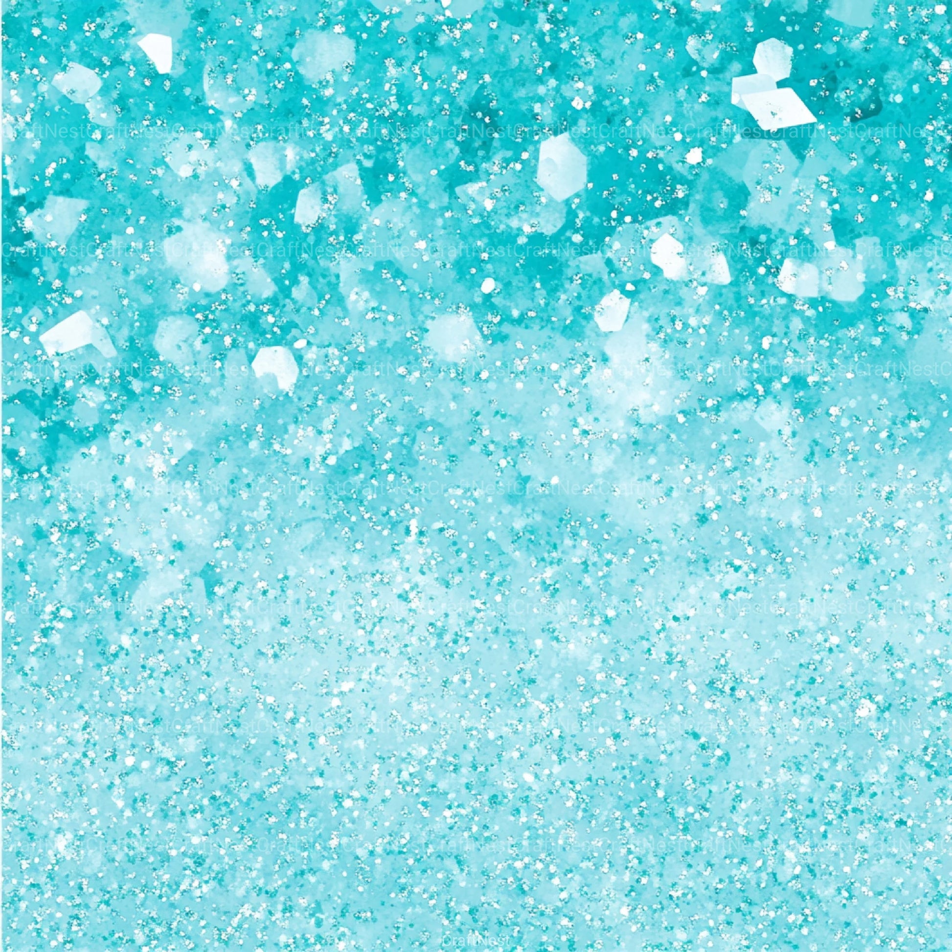 Blue Holographic Glitter Digital Paper - CraftNest - Digital Crafting and Art