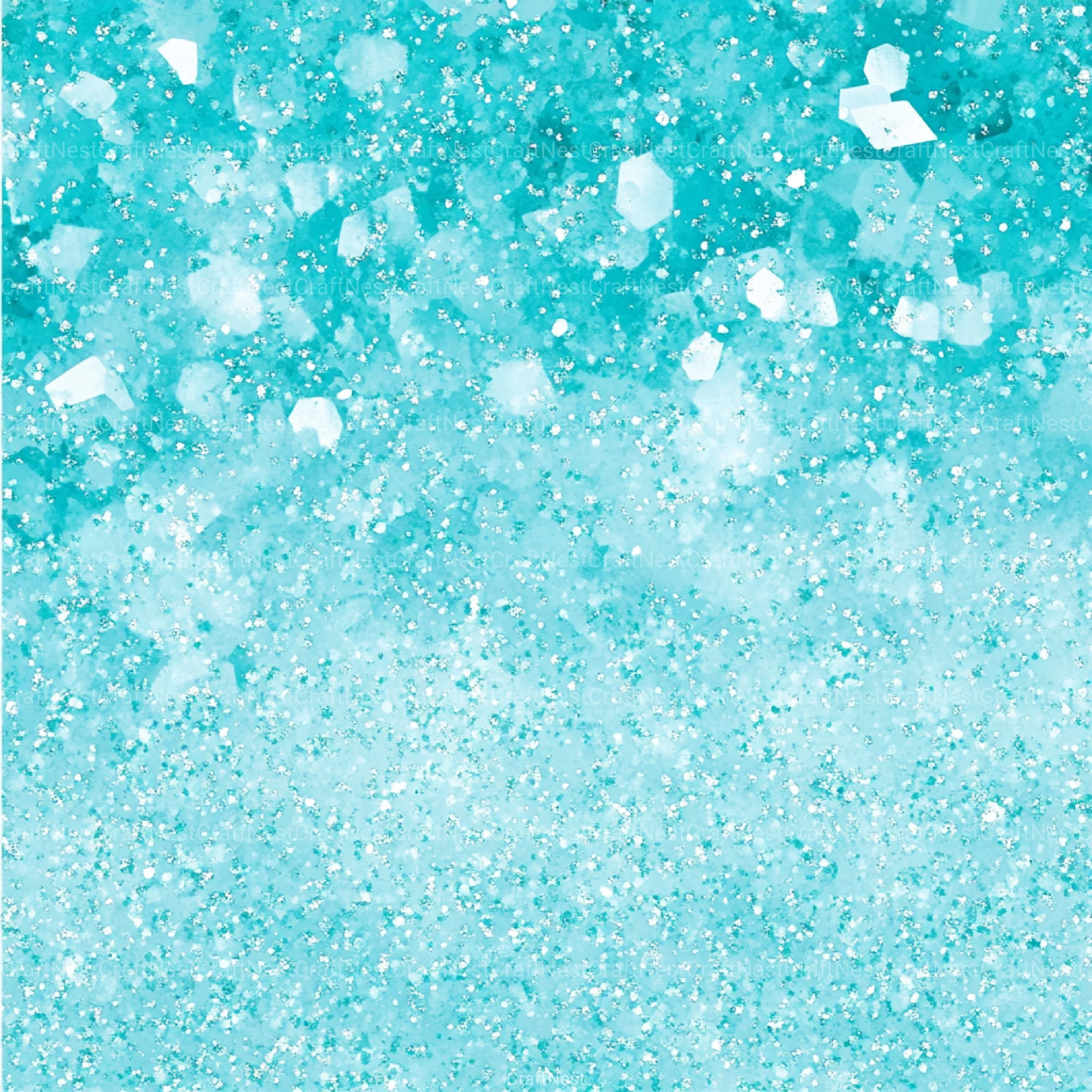 Blue Holographic Glitter Digital Paper - CraftNest - Digital Crafting and Art