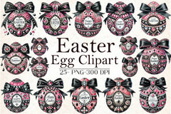 Easter Egg Clipart Bundle - CraftNest - Digital Crafting and Art